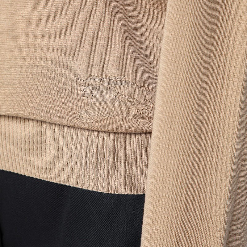 Burberry Turtleneck Sweater In Brown