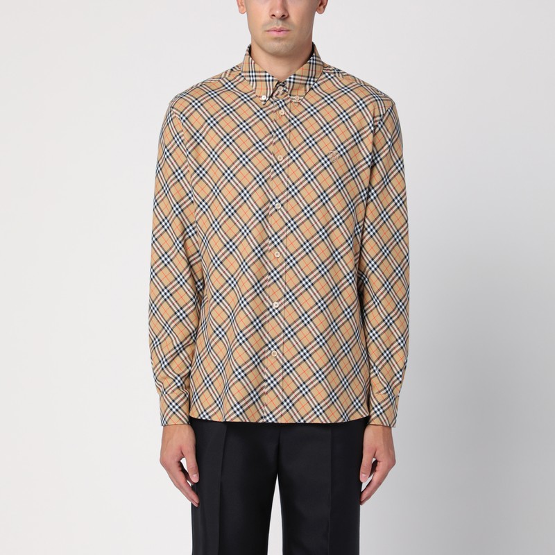Button-down shirt with Check pattern - Burberry - Modalova