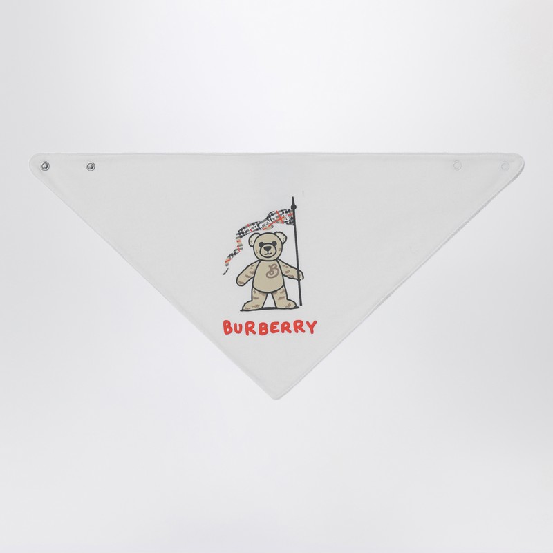 Burberry Set Of Two Cotton Pieces With Thomas Bear In White