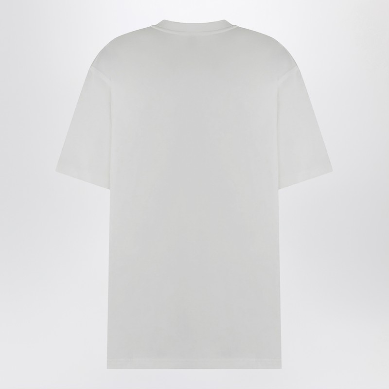 Burberry Contrast-pocket Short-sleeve Cotton T-shirt In White