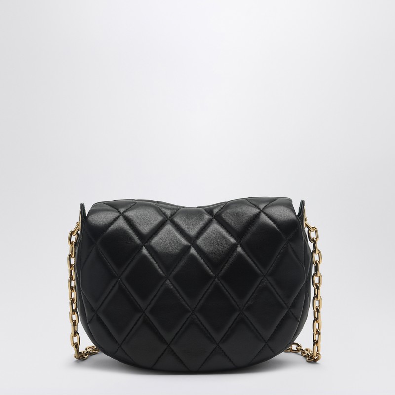 Burberry Medium Rocking Soft Quilted Shoulder Bag In Black