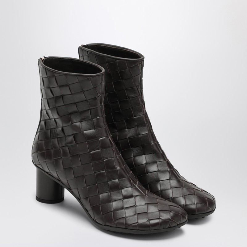Bottega Veneta Fondant Intrecciato Atomic Boot In Brown