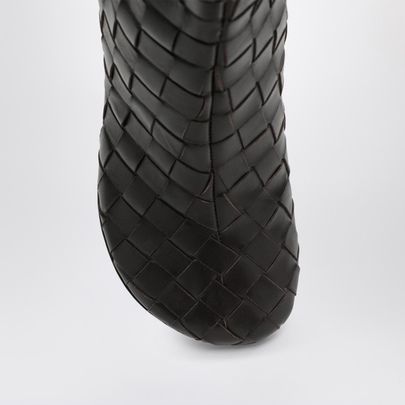 Bottega Veneta Fondant Intrecciato Atomic Boot In Brown