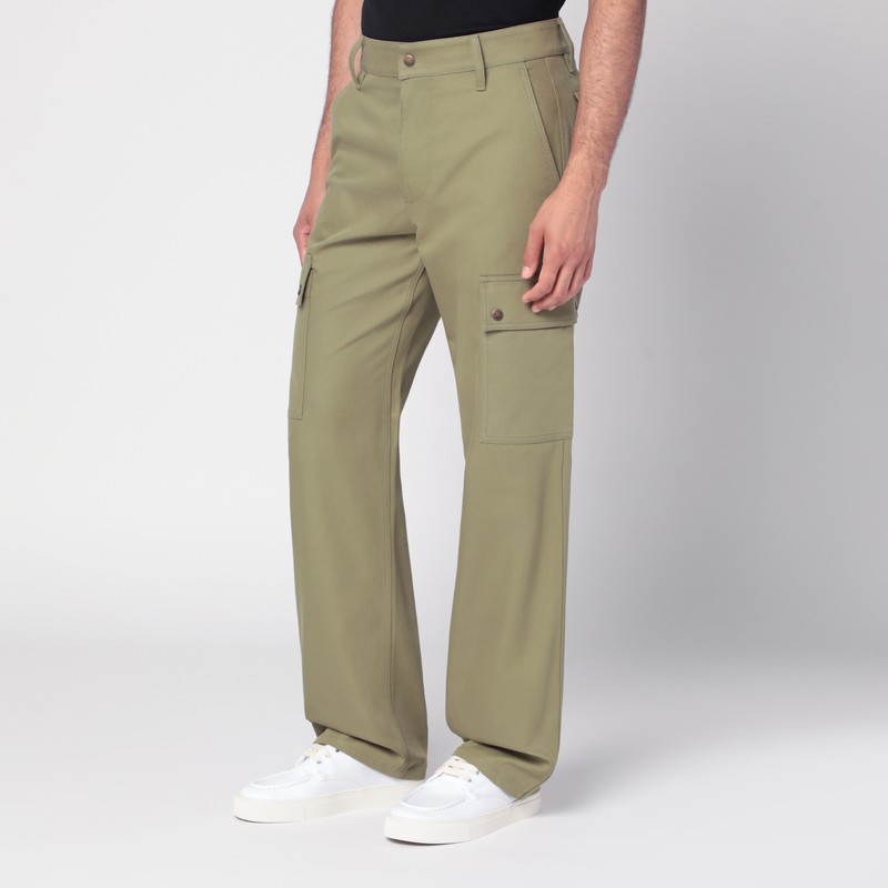 Burberry Men Cappuccino Cotton Cargo Pant In Brown