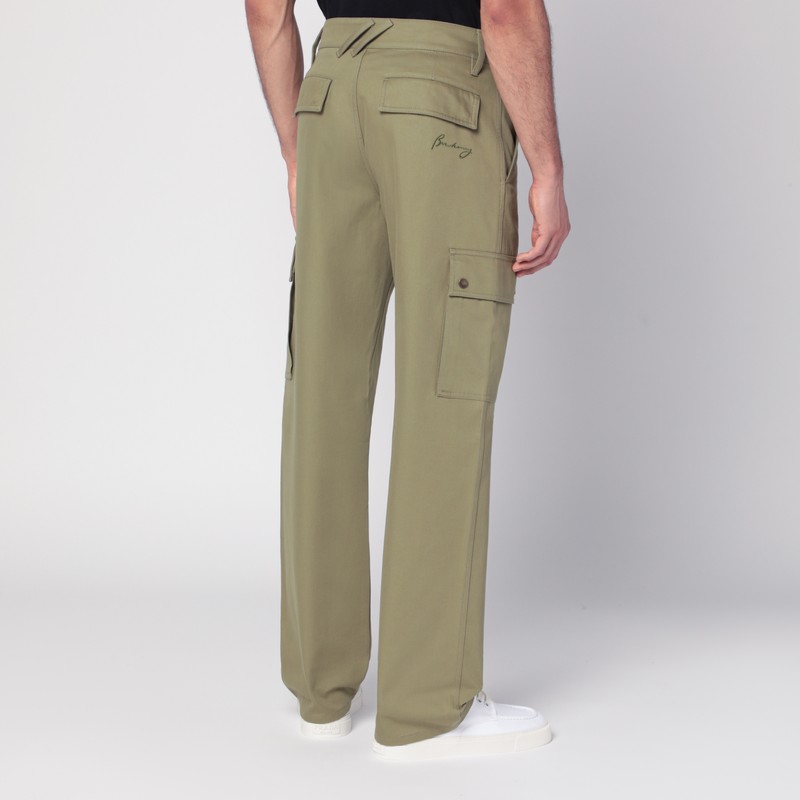 Burberry Men Cappuccino Cotton Cargo Pant In Brown