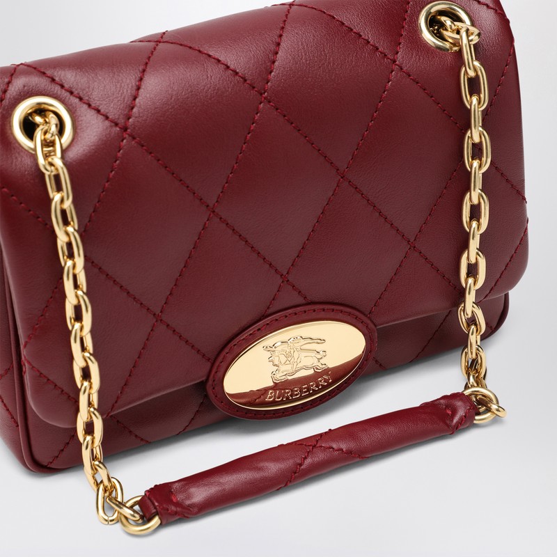 Burberry Strand Medium Bag Burgundy Women In Red