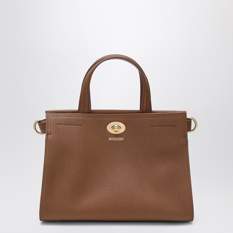Burberry Mini Hazelnut Cotswolds Tote In Sand