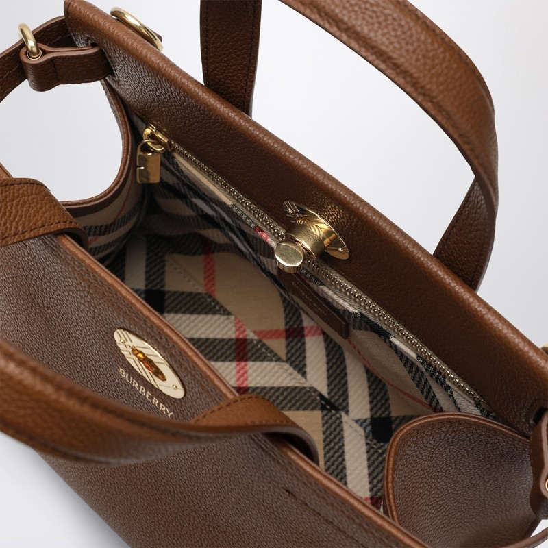 Burberry Mini Hazelnut Cotswolds Tote In Sand