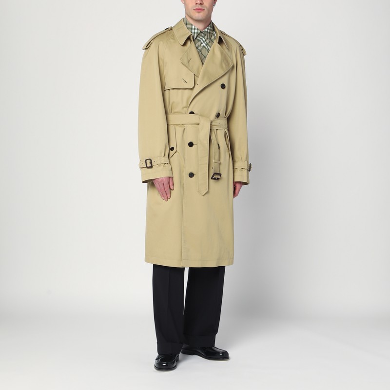 Burberry Double-breasted Trench Coat In Hamper Color