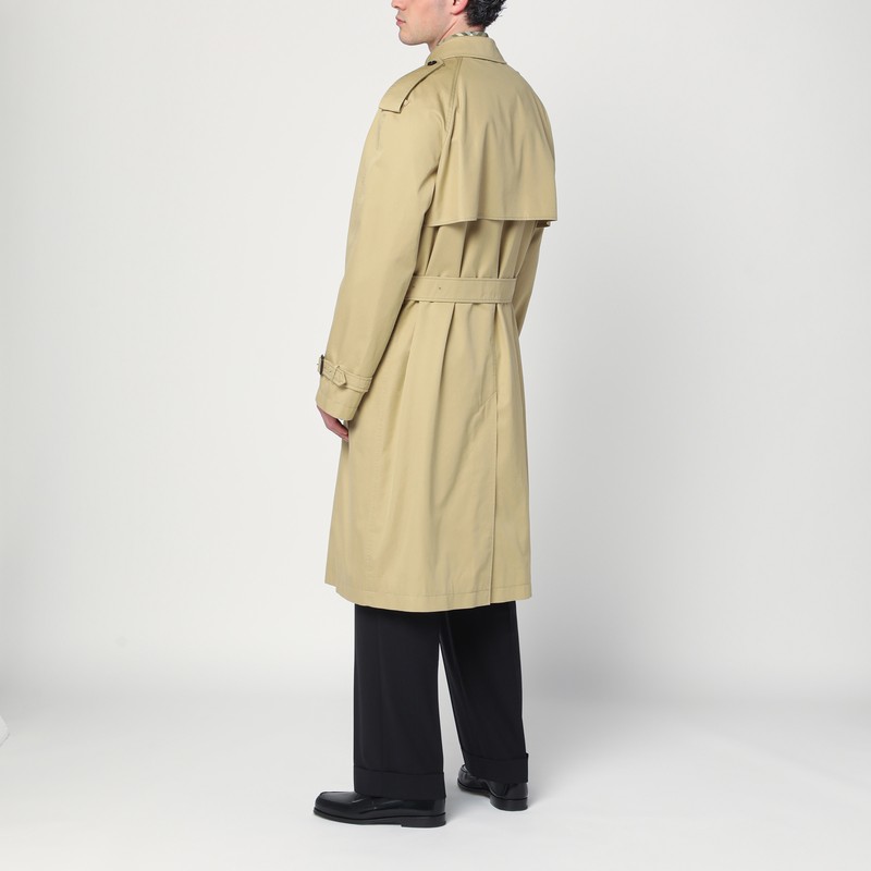 Burberry Double-breasted Trench Coat In Hamper Color