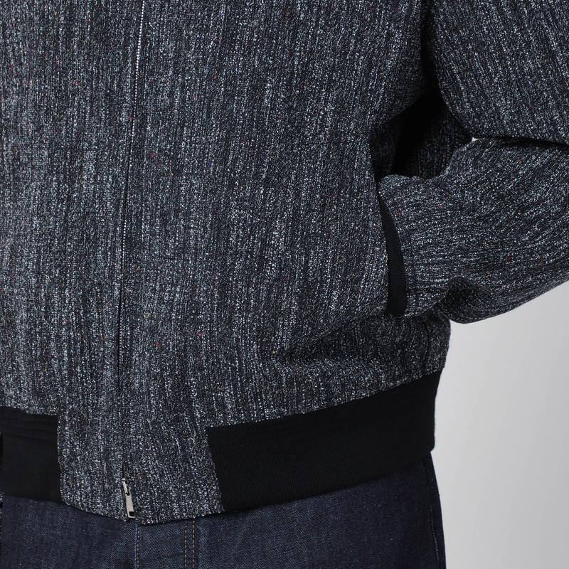 Bottega Veneta Man Multicolor Jackets In Grey