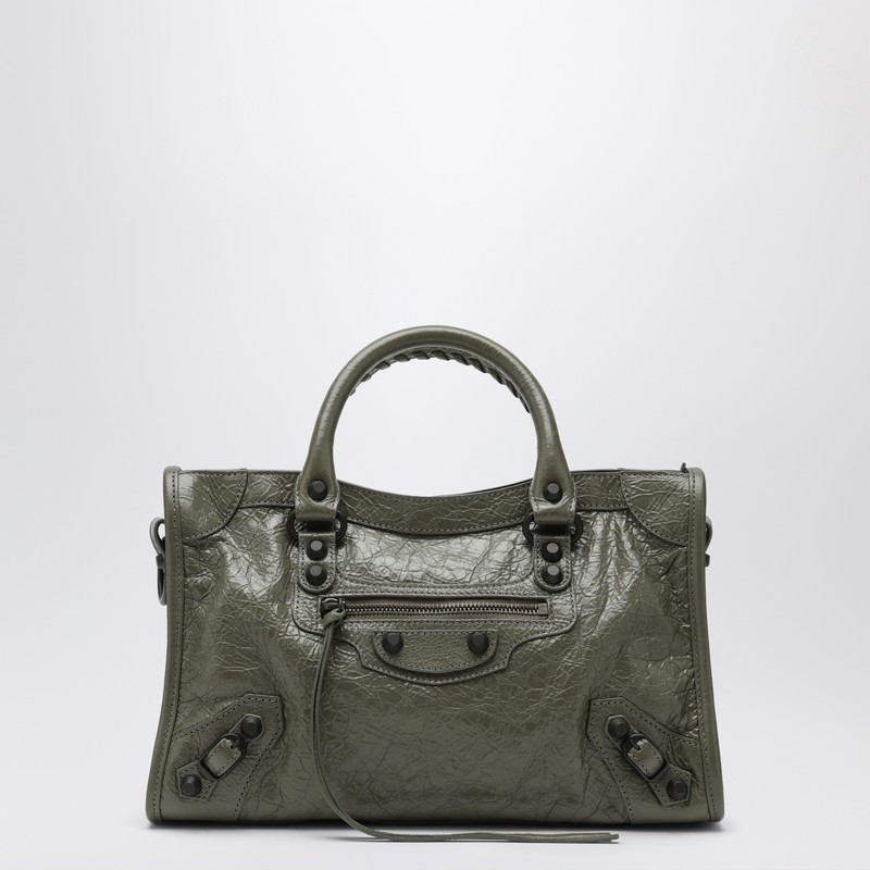 Le City small tote bag in military green
