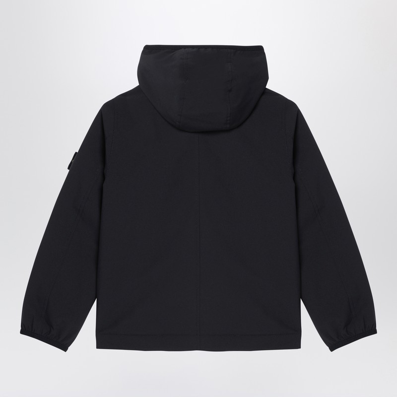 Stone Island Lightweight Black Jacket In Black