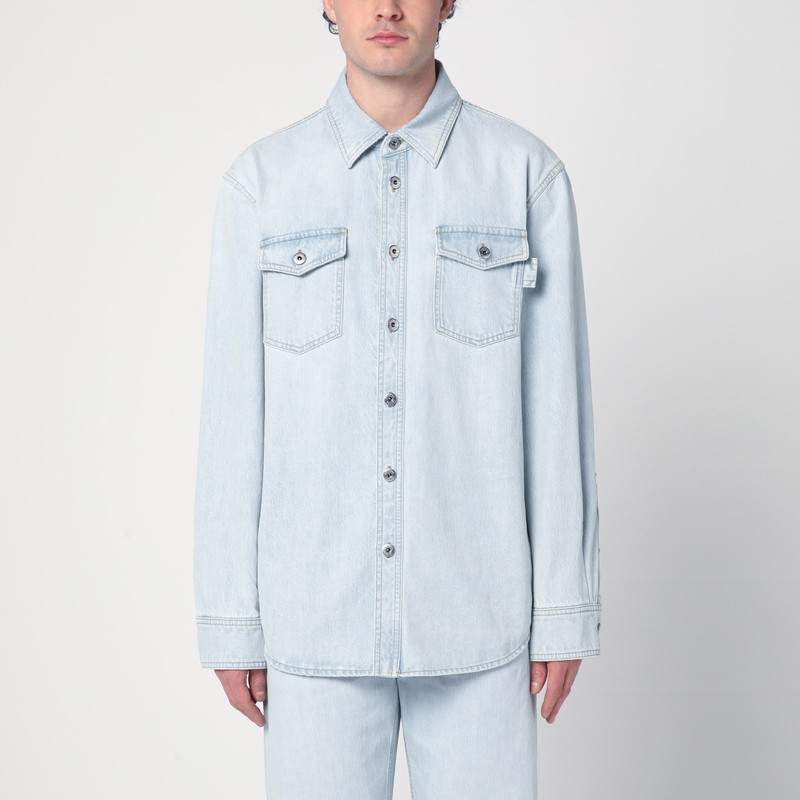 Light Blue Denim Shirt Extra Bleach