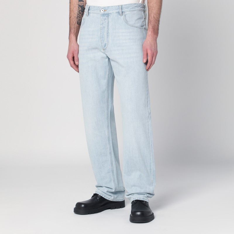 Bottega Veneta Straight-leg Jeans Extra Bleach In Blue