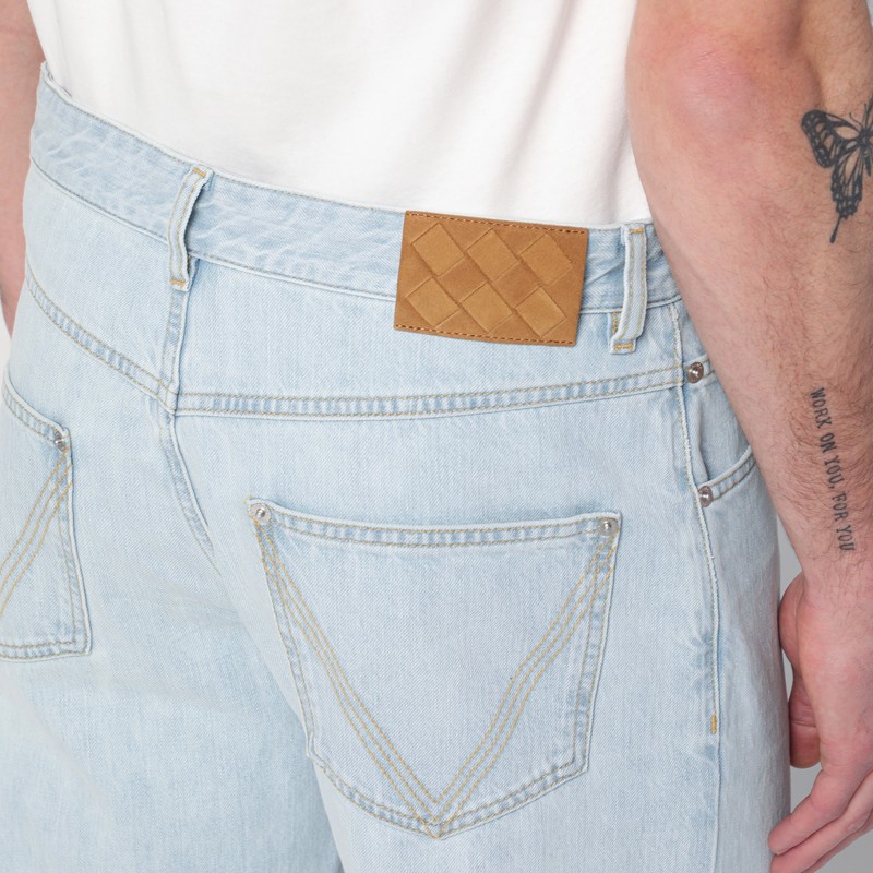 Bottega Veneta Straight-leg Jeans Extra Bleach In Blue