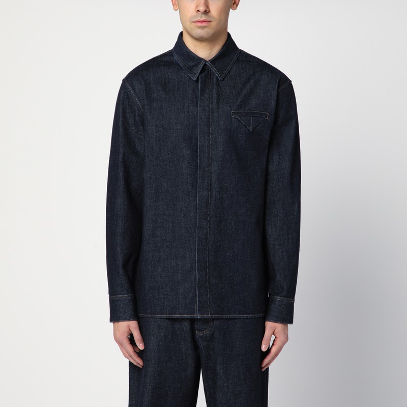 Denim Indigo Shirt - Bottega Veneta - Modalova