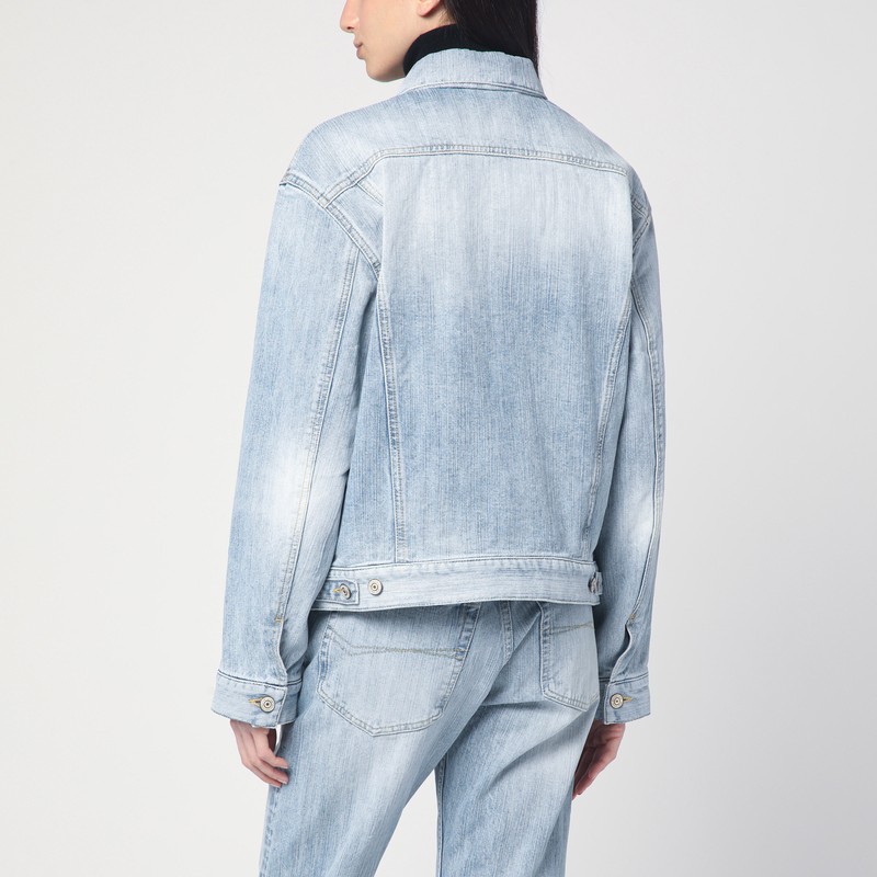 Balenciaga Collared Regular Jacket Long Sleeves Pockets In Gray