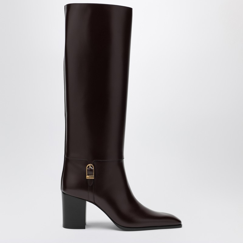 Bordeaux Julia heeled boots