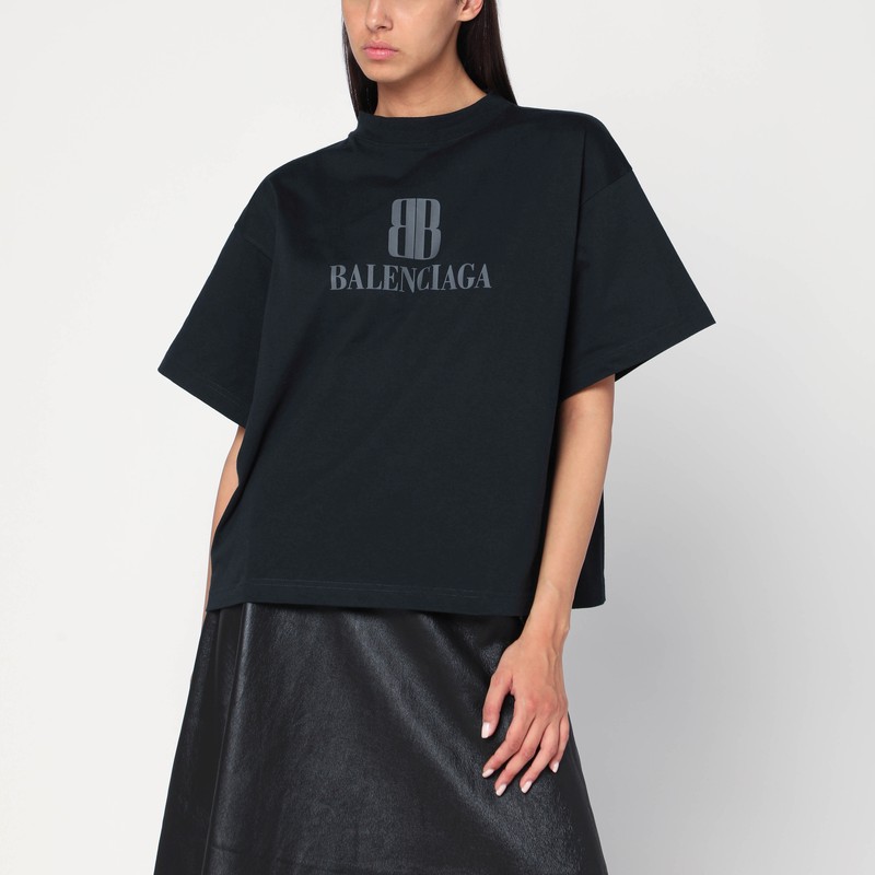 Faded Nano BB Medium Fit T-shirt - Balenciaga - Modalova