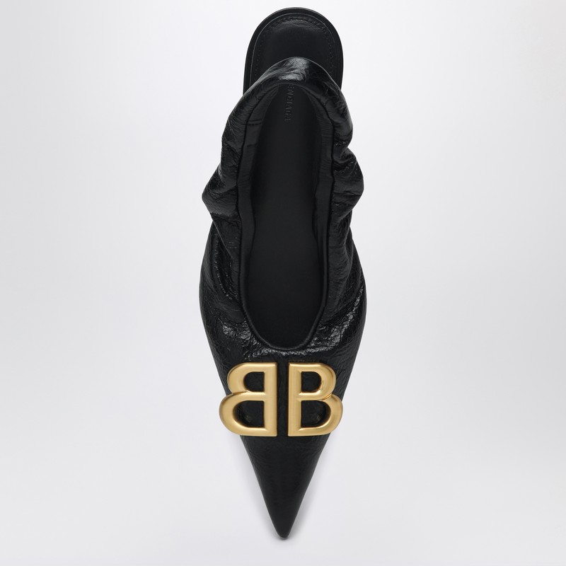 Balenciaga Monaco 50mm Slingback Pumps In Black