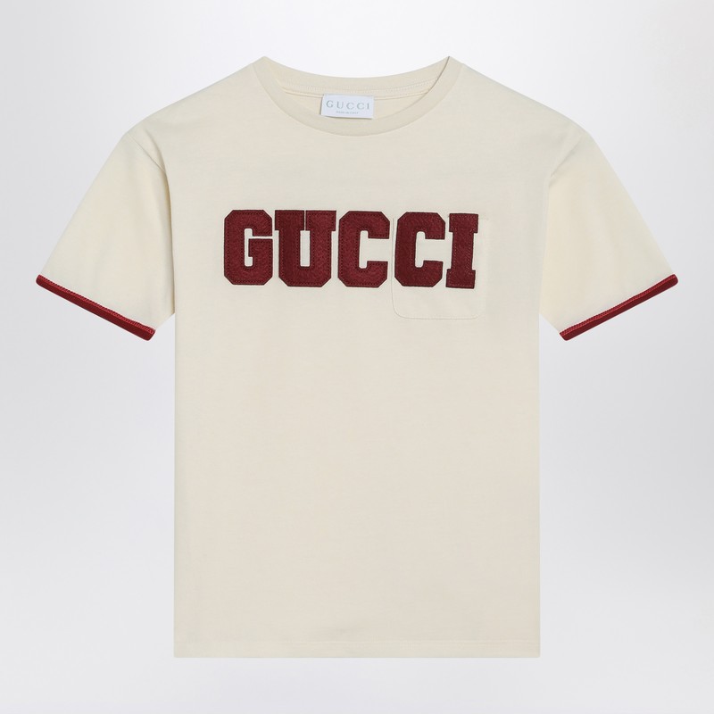 Light beige t-shirt with logo