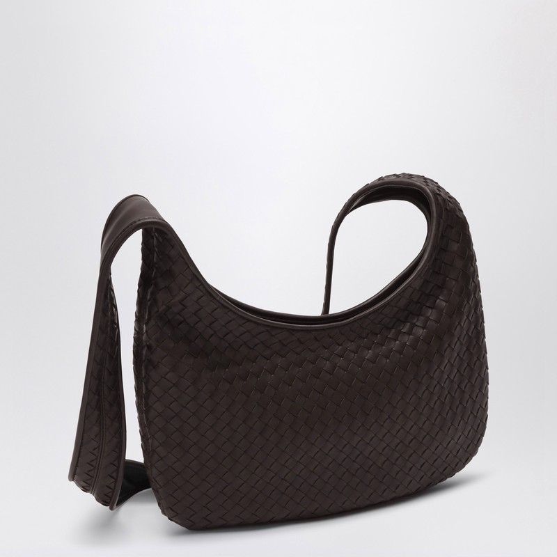 Bottega Veneta Men Fondant Small Veneto Crossbody Bag In Brown
