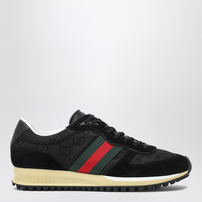 Sneaker Re-Motion in black GG fabric