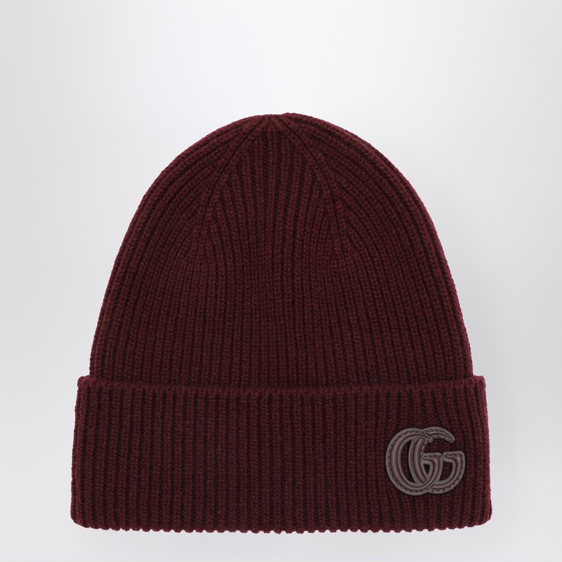 Bordeaux cashmere beanie