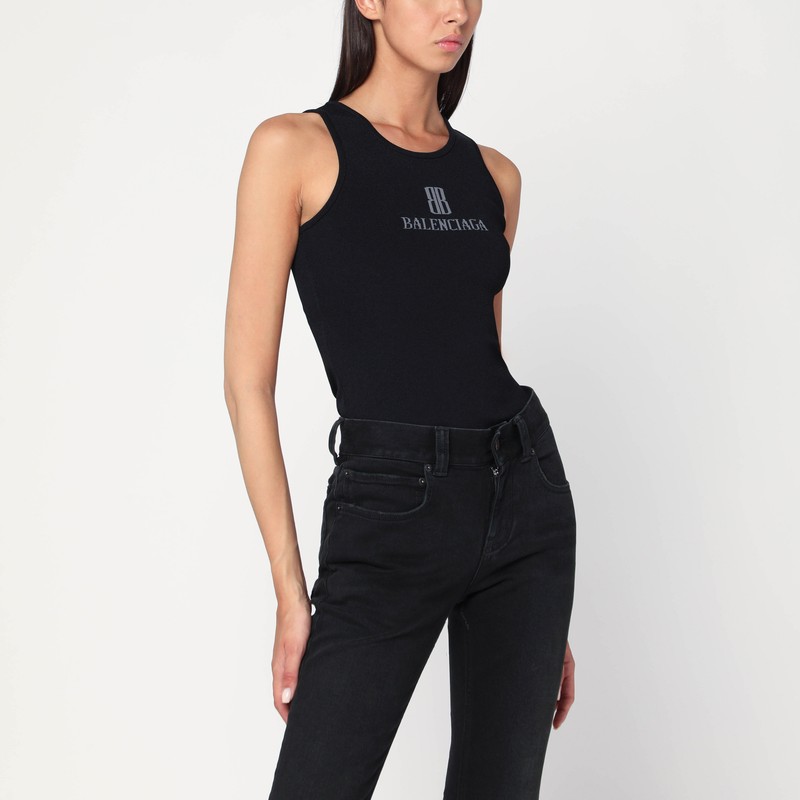 Black Nano BB tank top - Balenciaga - Modalova