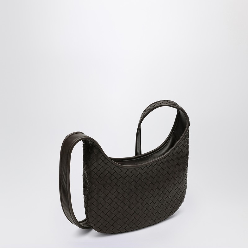 Bottega Veneta Men Small Fondant Veneto Bag In Intrecciato In Brown