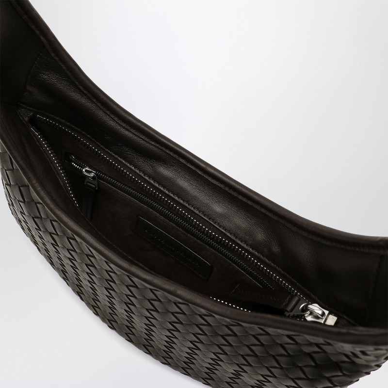 Bottega Veneta Men Small Fondant Veneto Bag In Intrecciato In Brown