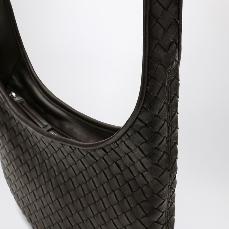Bottega Veneta Men Small Fondant Veneto Bag In Intrecciato In Brown