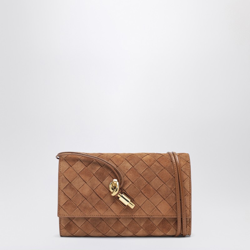 Andiamo pouch in Amber suede