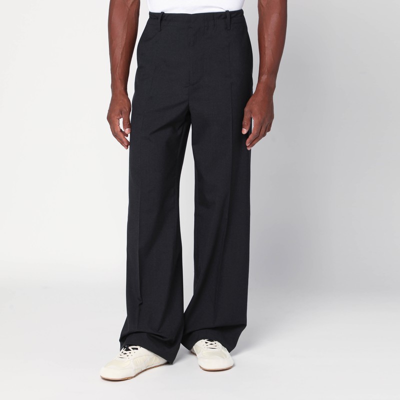 Trousers black in wool - Bottega Veneta - Modalova