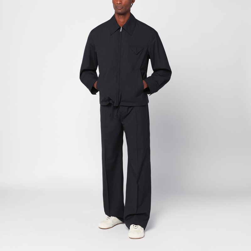 Bottega Veneta Trousers Black In Wool In Black