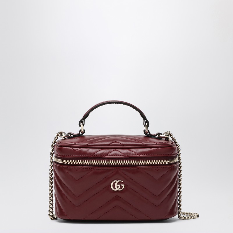 Mini vanity bag GG Marmont Rosso Ancora