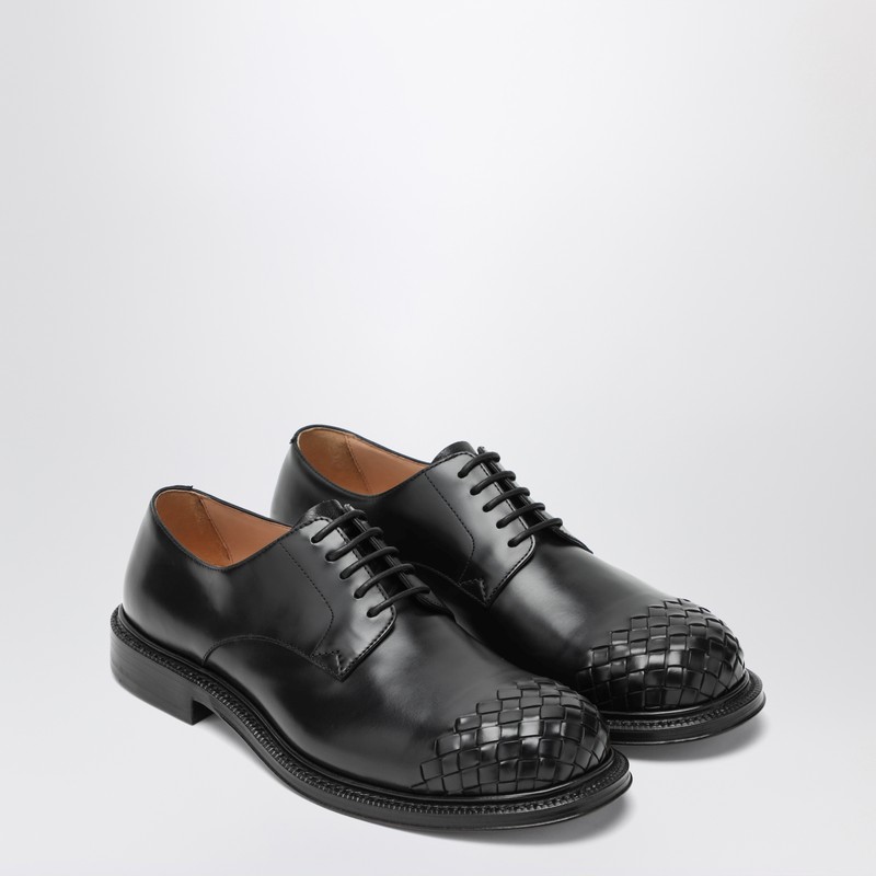 Bottega Veneta James Lace-up Shoes In Black