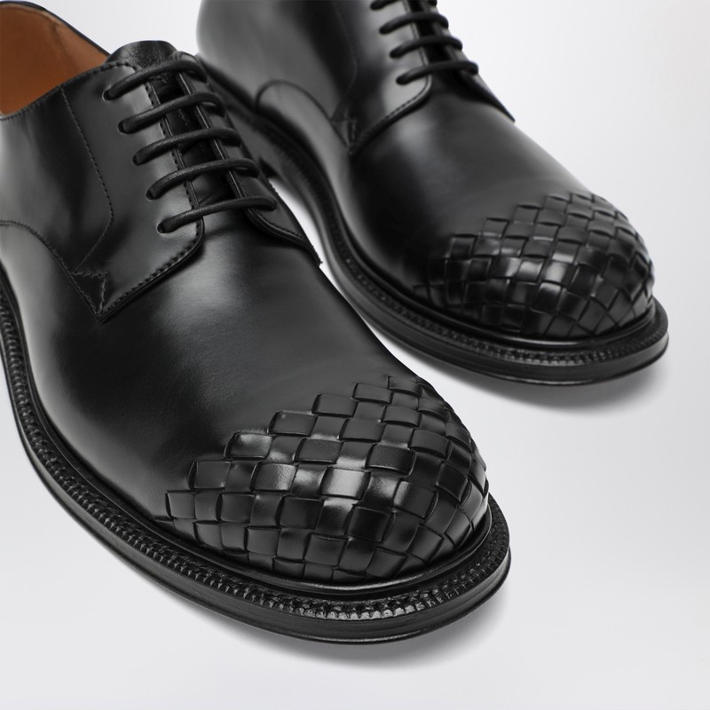 Bottega Veneta James Lace-up Shoes In Black