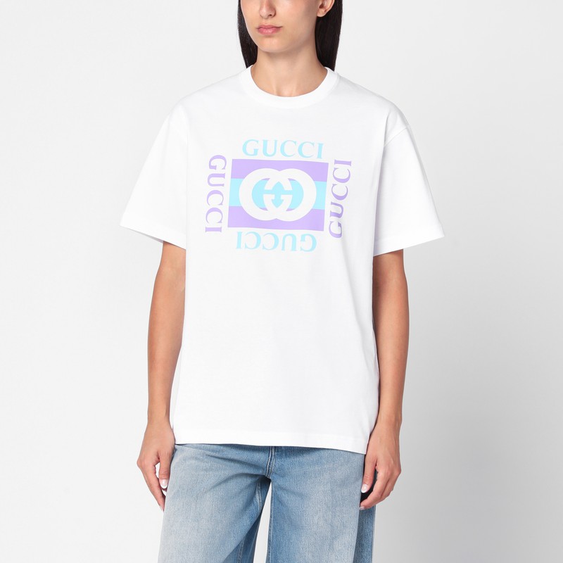 White T-shirt with logo print