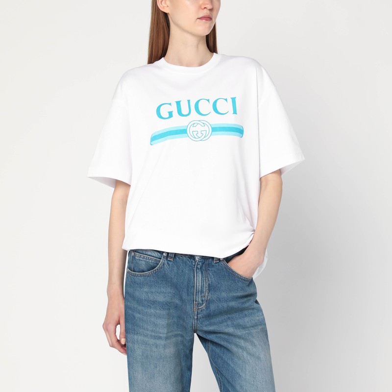 White T-shirt with logo print