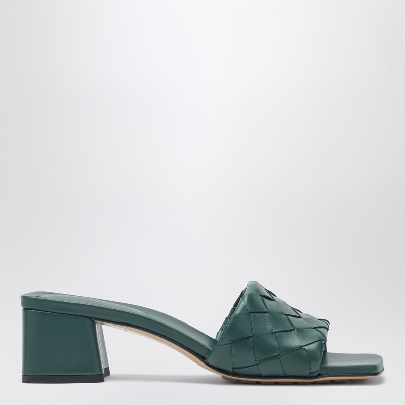 Parco mules in emerald green