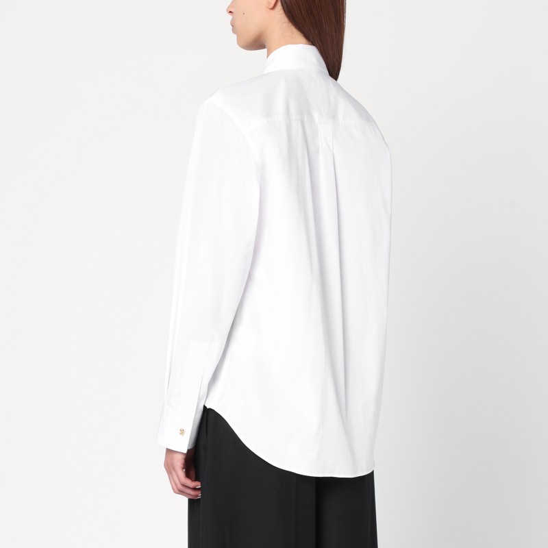 Bottega Veneta White Shirt With Knot Buttons In White