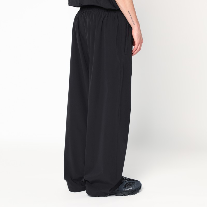 Balenciaga Pantalone Jogging Baggy/loose Black In Black