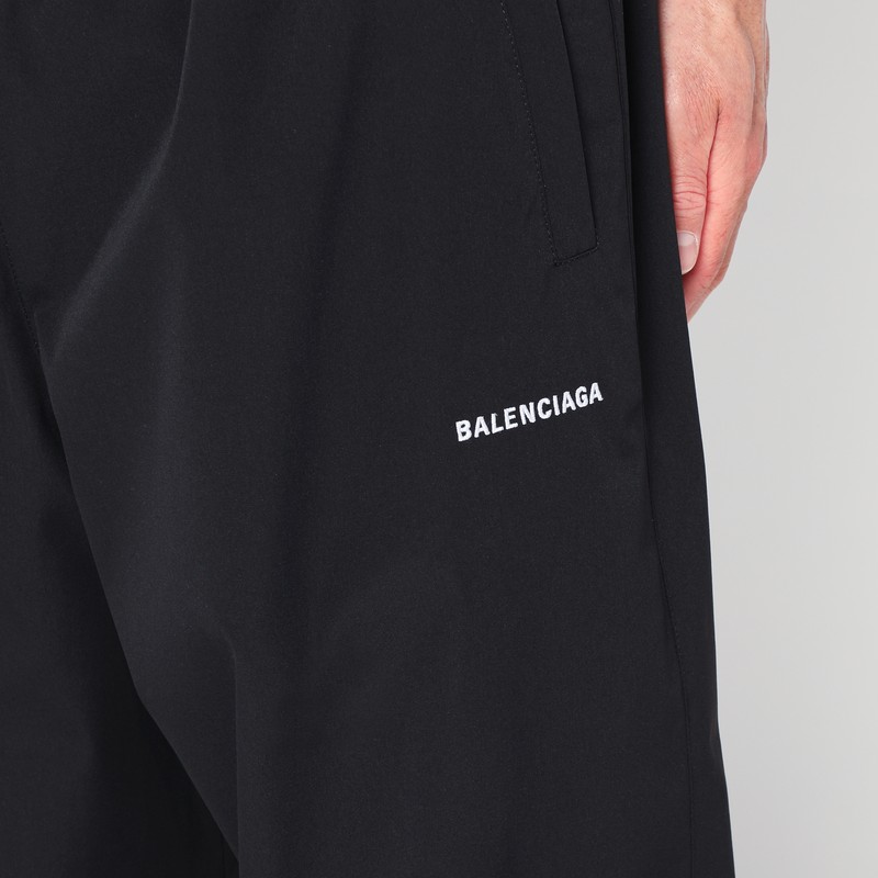 Balenciaga Pantalone Jogging Baggy/loose Black In Black