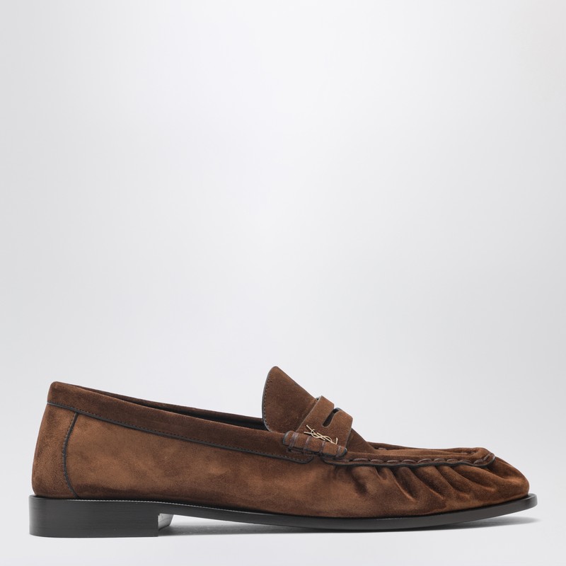 Le Loafer Dark Havana suede loafers