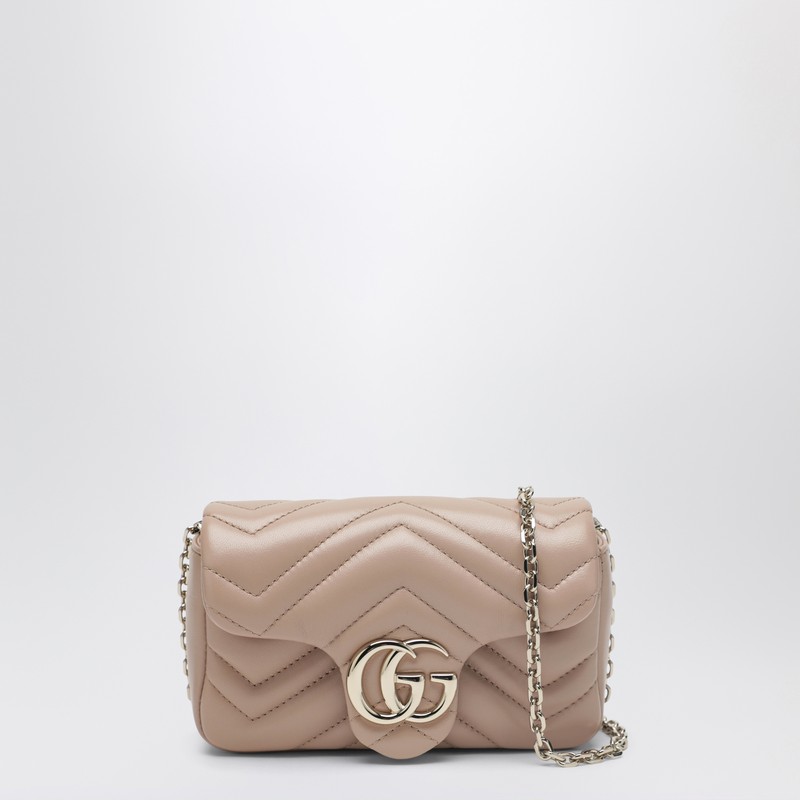 Mini GG Marmont shoulder bag in pale pink