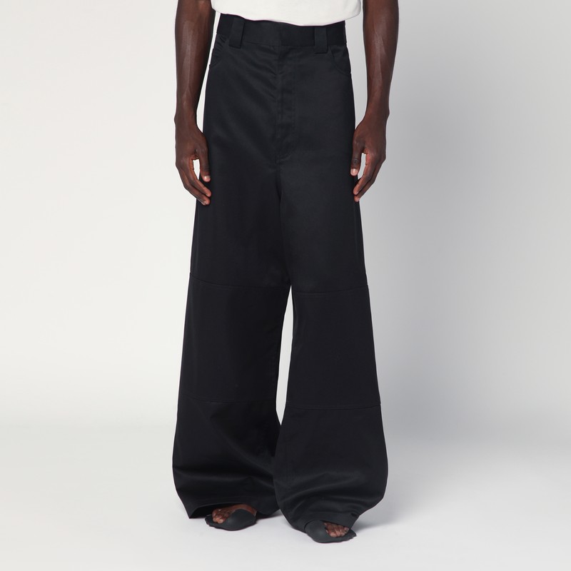 Black Balenciaga Utility Workwear Pants