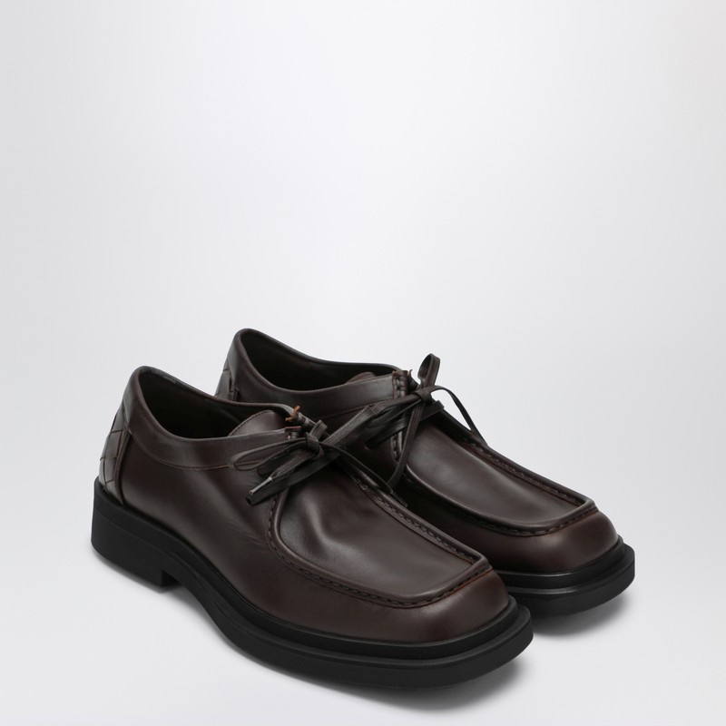Bottega Veneta Ben Leather Shoes In Brown