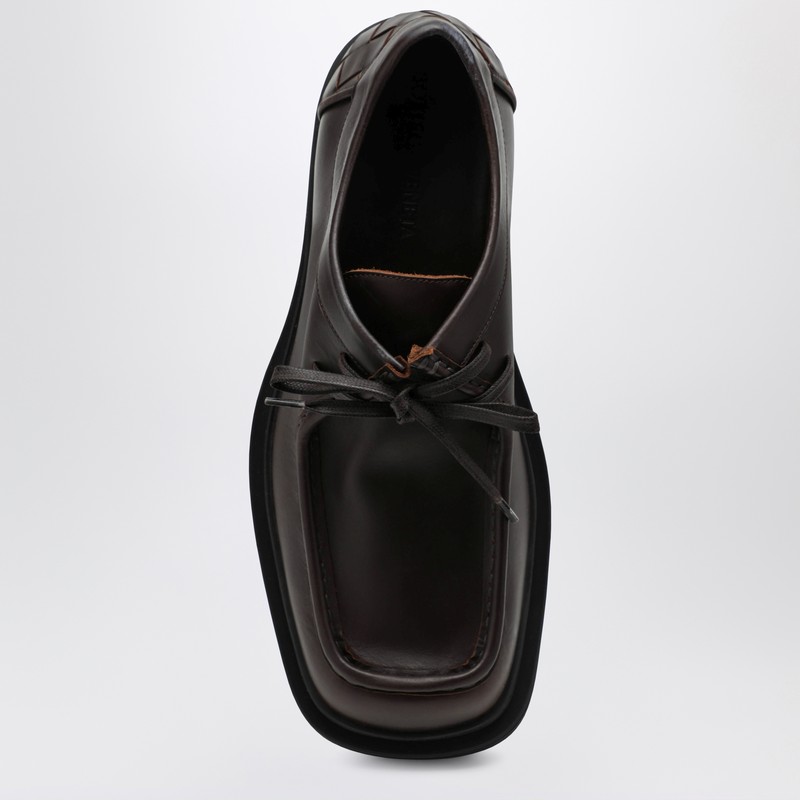 Bottega Veneta Ben Leather Shoes In Brown